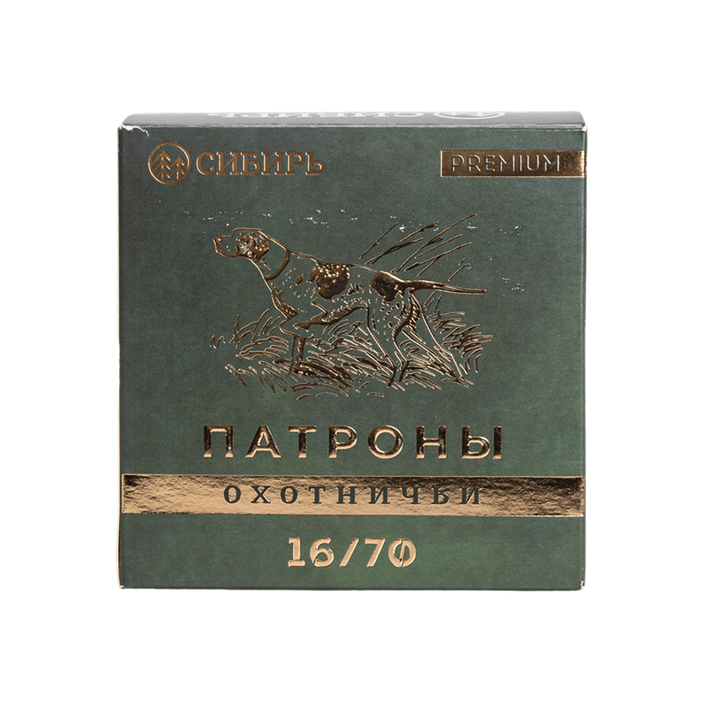 Патрон СИБИРЬ PREMIUM 16/70 охотничий дробовой 28г №00 (пачка 25 шт) (в коробке 250шт). Фото №5