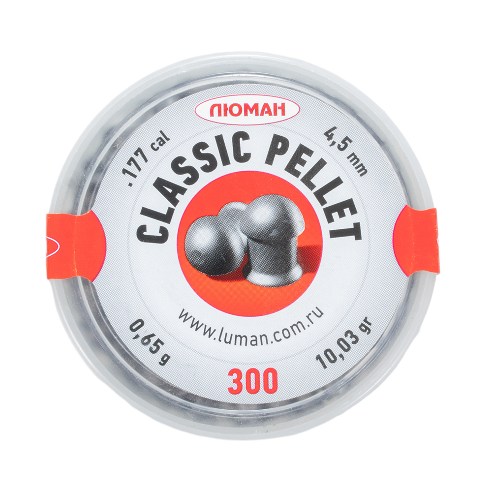 Пуля пневматическая "Classic pellets", 0,65 г. 4,5 мм. (300 шт.) (60 в упаковке). Фото №1