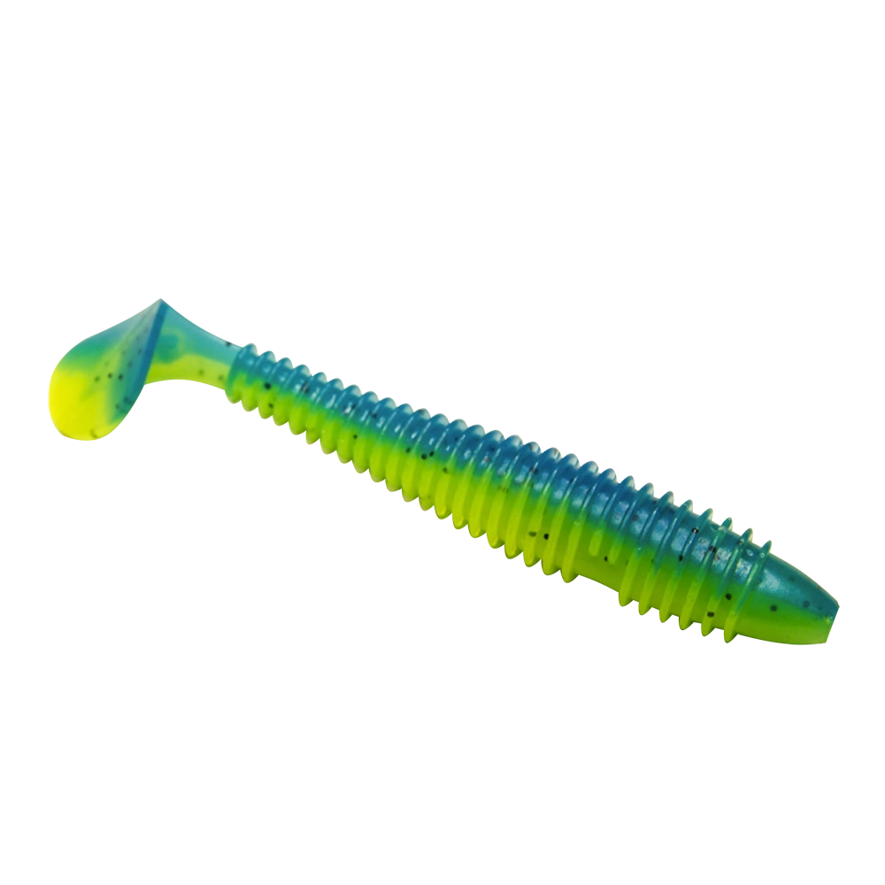 Виброхвост Esox Swinky Fat 5.5" 140мм, (3шт. упак.), цвет DC003. Фото №2