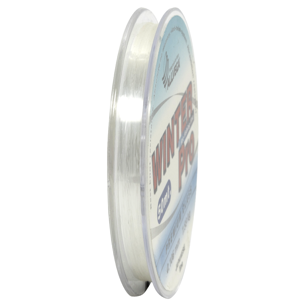 Леска ALLVEGA поводковая «Winter Pro» 50m 0.105mm (1.59кг) прозрачная (WPRO50105). Фото №3