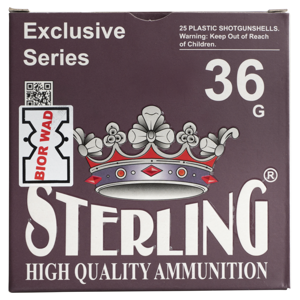 Патрон STERLING 12/70 Bior № 5 36 гр. (пачка 25 шт.). Фото №5