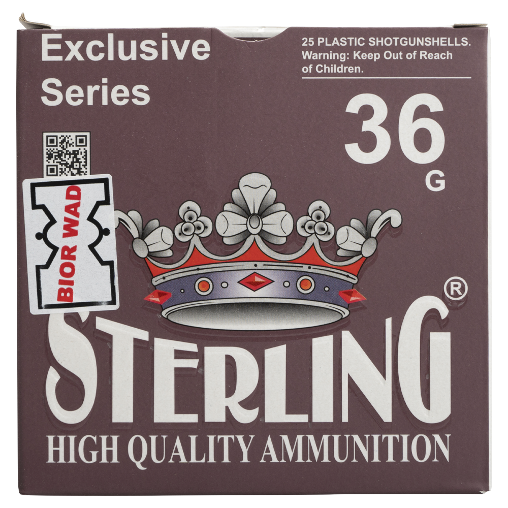 Патрон STERLING 12/70 Bior № 1 36 гр. (пачка 25 шт.). Фото №5 Патрон STERLING 12/70 Bior № 1 36 гр. (пачка 25 шт.). Фото №5
