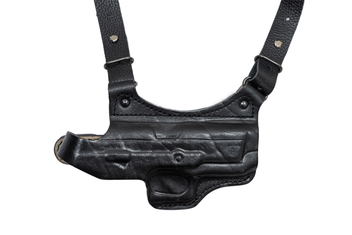 Кобура наплечная горизонтального ношения "Т ПСМ (Иж-78-9Т)" (кожа, черный) (Хольстер)