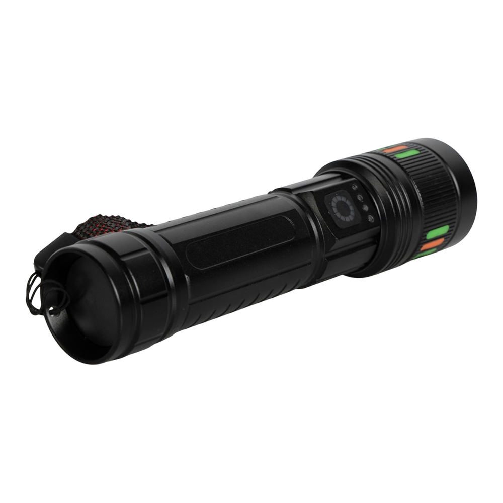 Фонарь ручной 2310-PM20-TG (аккумулятор 18650, кассета для ААА, индикатор заряда, разъем Type-C). Фото №5