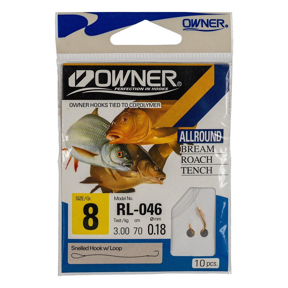 Крючок с поводком Owner RL-046 08-0.18. Фото №1