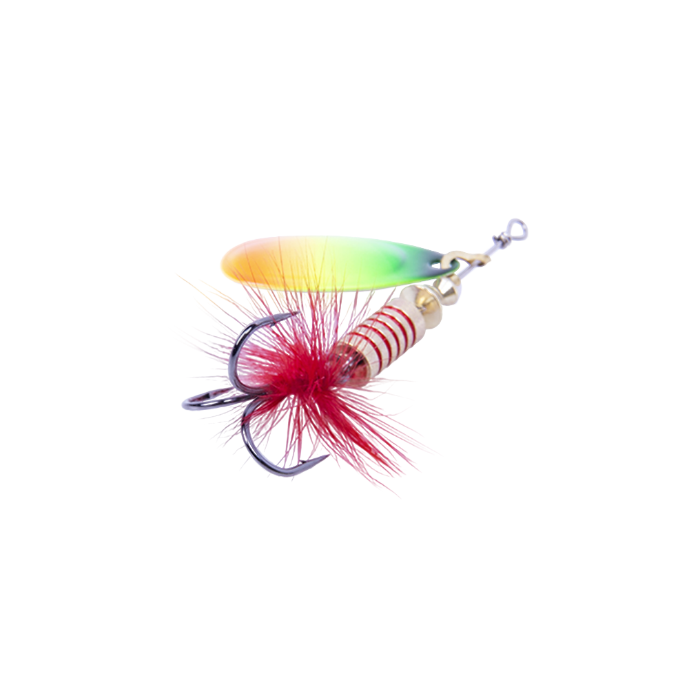 Блесна вращающаяся MADFISH Aglia №3, 6,5гр, цвет (Rainbow). Фото №3
