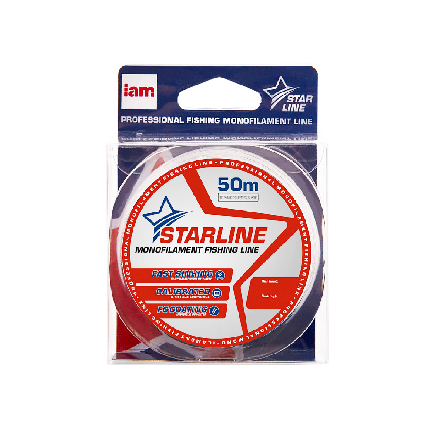 Леска Монофильная IAM Starline 50m 0.128 прозрачная