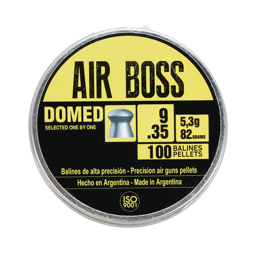 Пуля пневматическая APOLO AIR BOSS " Domed",  9 mm. 5,3 гр. (100 шт.). Фото №1