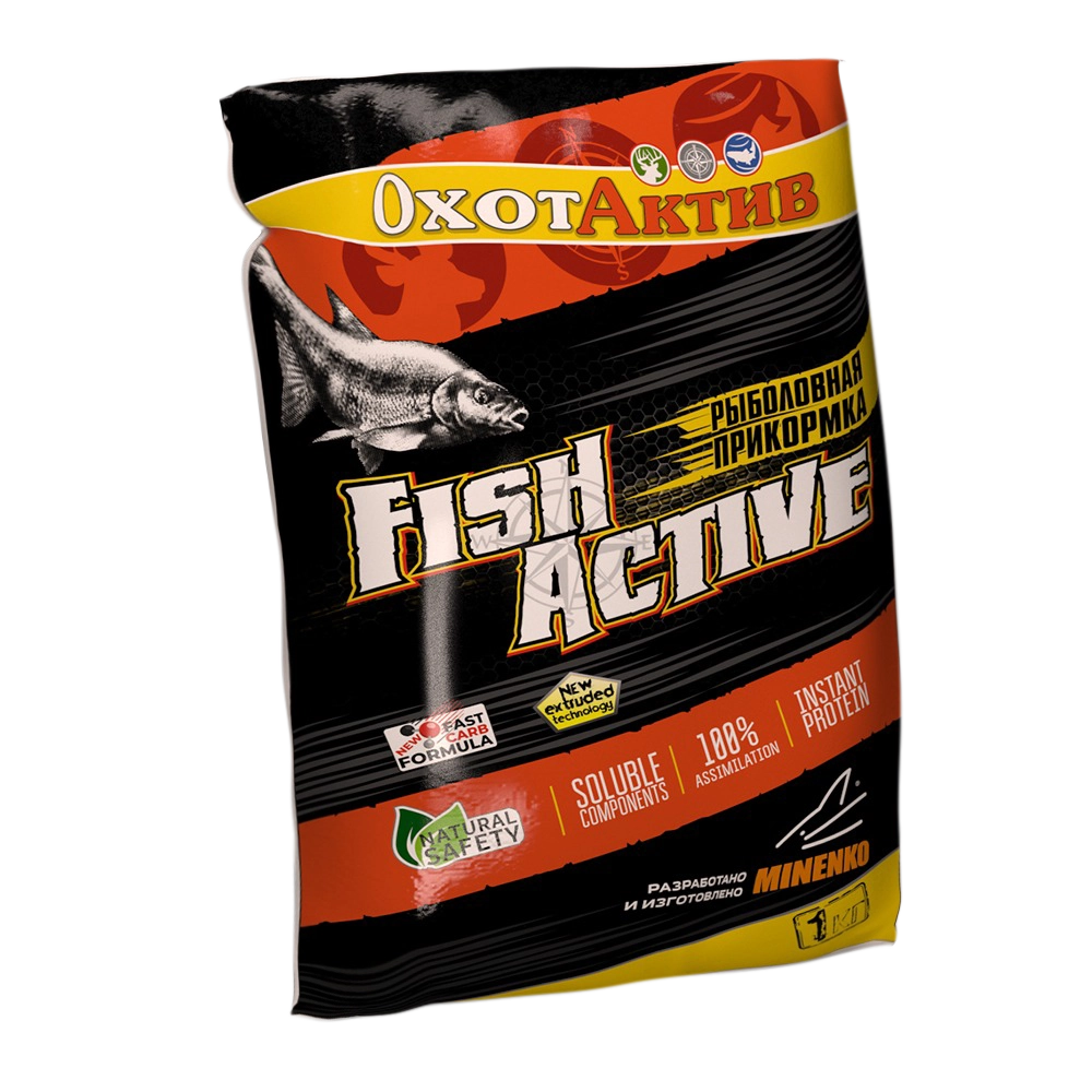 Прикормка «ОхотАктив» Fish Active Ракушка (1кг) Premium. Фото №2 Прикормка «ОхотАктив» Fish Active Ракушка (1кг) Premium. Фото №2