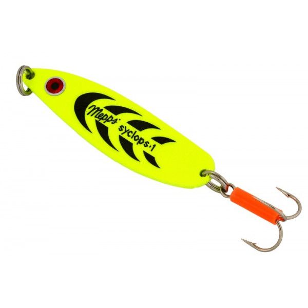 Блесна колеблющаяся Mepps SYCLOPS, 1, Fluo Chartreuse. Фото №1