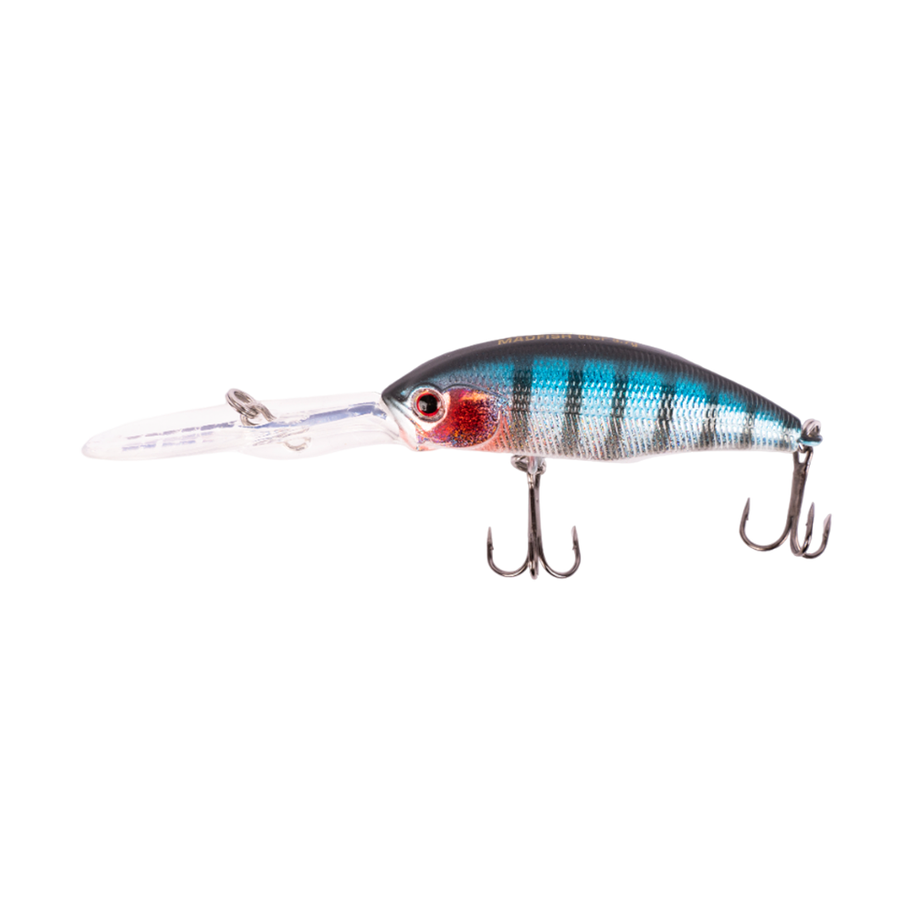 Воблер MADFISH 58мм, 8,7гр, заглубление 2м-3,5м, цвет 10. Фото №1