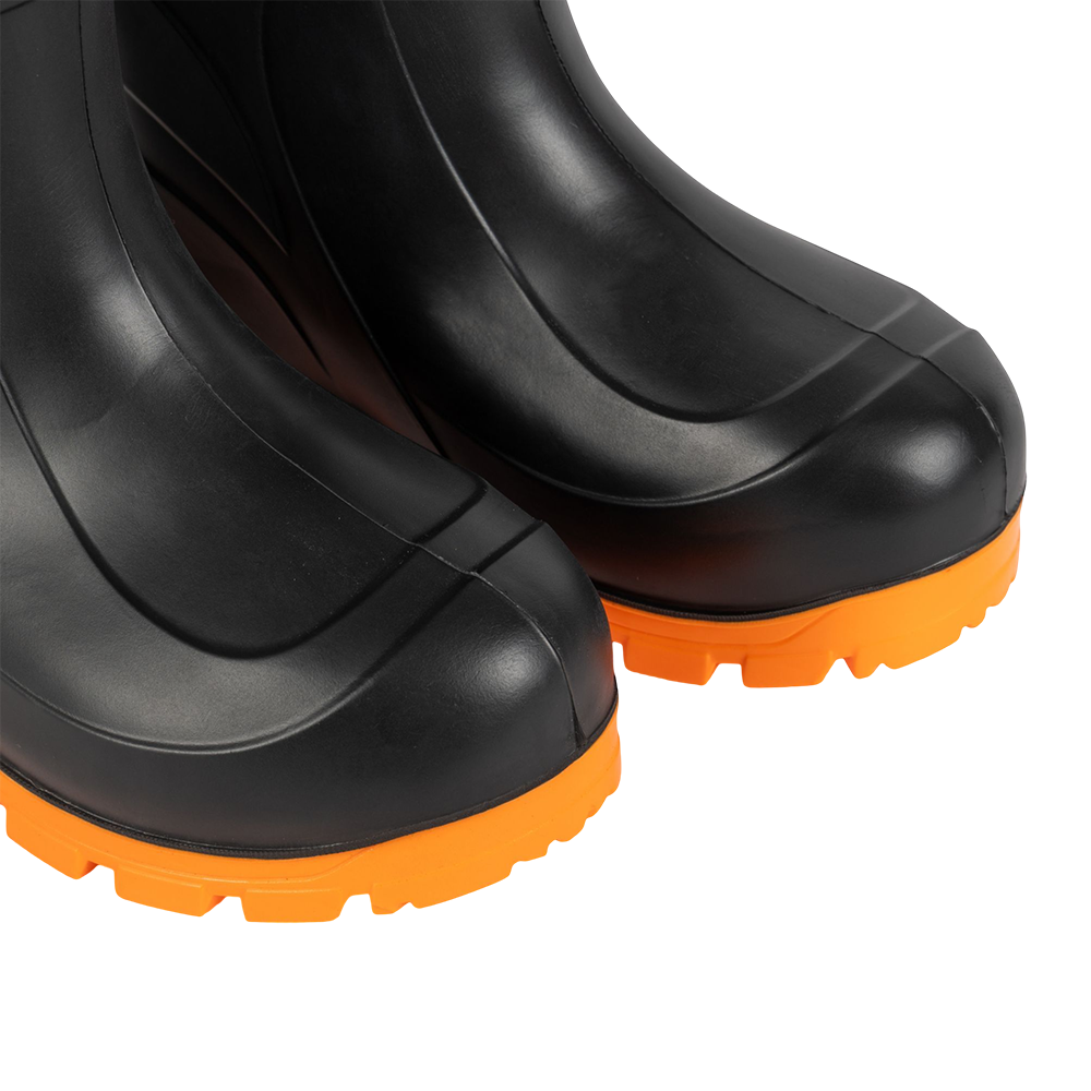 Сапоги KAURY PRESIDENT ЭВА (подошва ПУ, с манжетой, утепленные, PW черно-орнанжевый) р. 41/42. Фото №6