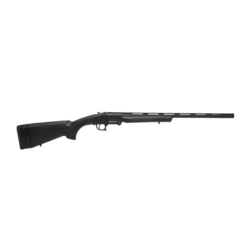 Ружье DERYA Single SS-TRI COMBO 12/76, 20/76, 410/76, L-560 (одноствольное, вентилируемая планка, пластик черный, набор чоков). Фото №1
