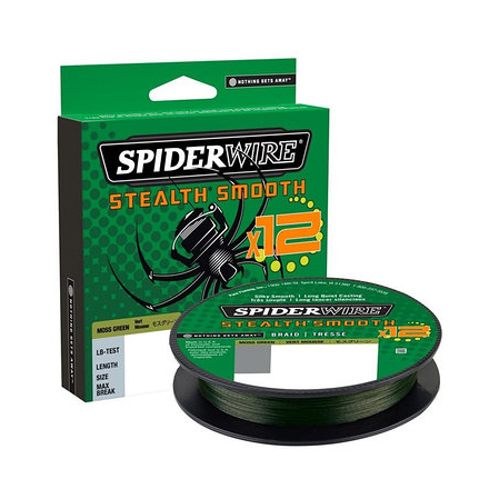 Шнур SpiderWire Stealth Smooth x8 Moss Green 150m 0.07. Фото №1