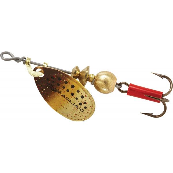 Блесна вращающаяся Mepps AGLIA FLUO, Micropigments Trout, 0, Brown. Фото №2