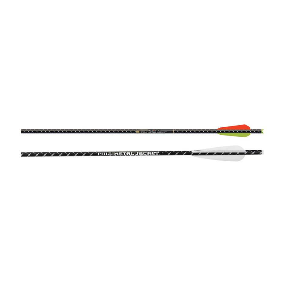 Стрела арбалетная карбон E Full Metal Jacket 22 ''BTV Vanes 3'' Flat Nock 72шт. Фото №1