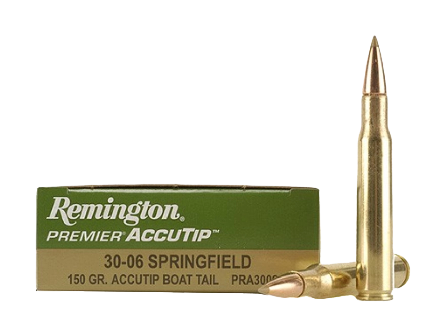 Патрон нарезной REM калибр 30-06 Sprg Premier Accu Tip, Accu Tip Boat Tail (150g) (в коробке 20 шт.). Фото №2