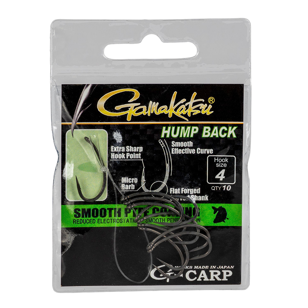 Крючок Gamakatsu G-Carp Hump Back Grey №4. Фото №1