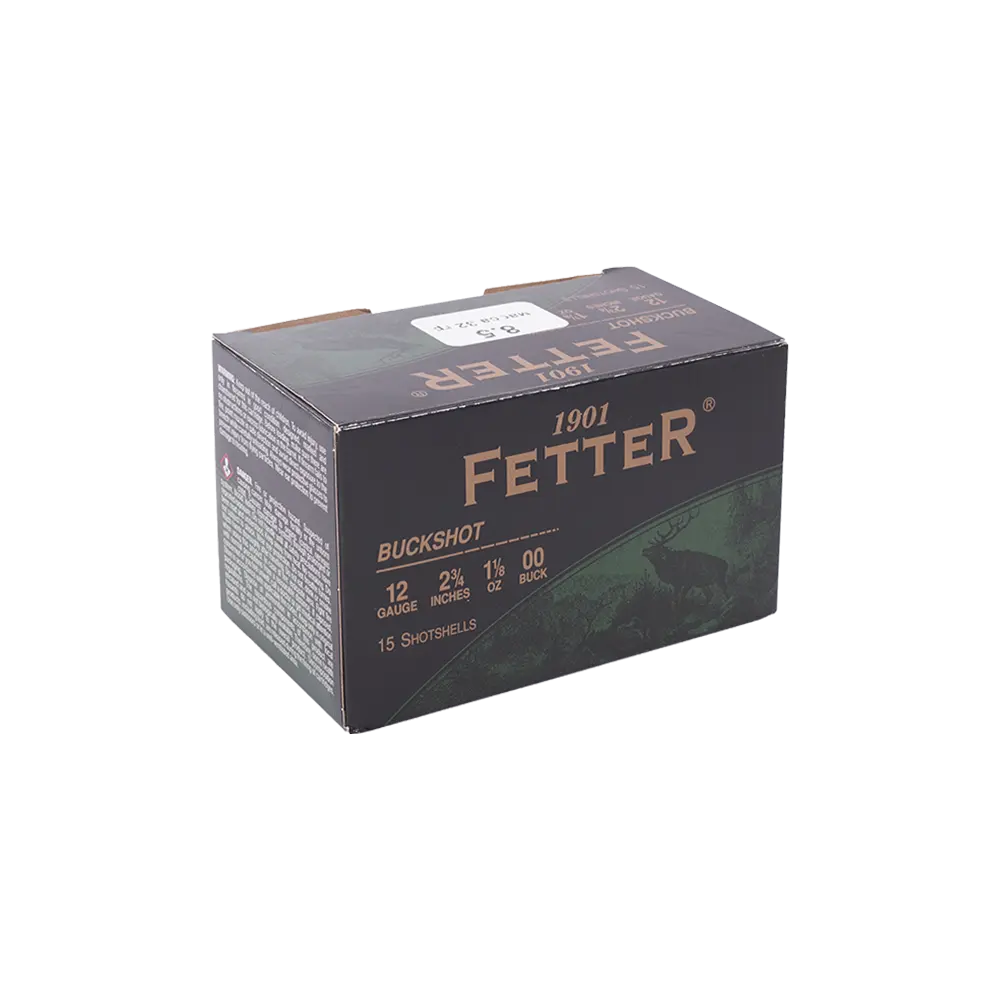 Патрон ФЕТТЕР 12/70 картечь (8,5мм), 32гр. (в пачке 15 шт.) (в коробке 225 шт.). Фото №1 Патрон ФЕТТЕР 12/70 картечь (8,5мм), 32гр. (в пачке 15 шт.) (в коробке 225 шт.). Фото №1