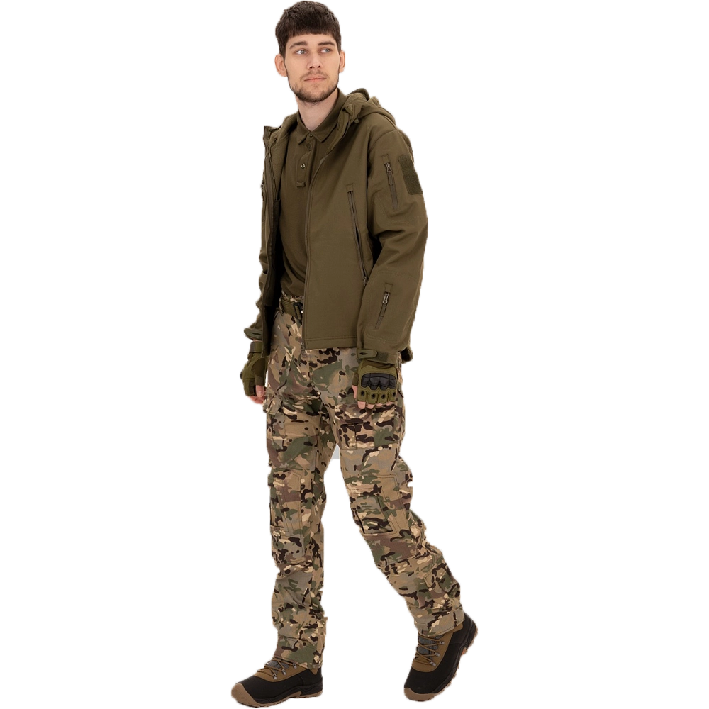 Куртка Remington Shark skin soft shell jacket Army Green р. 3XL. Фото №5