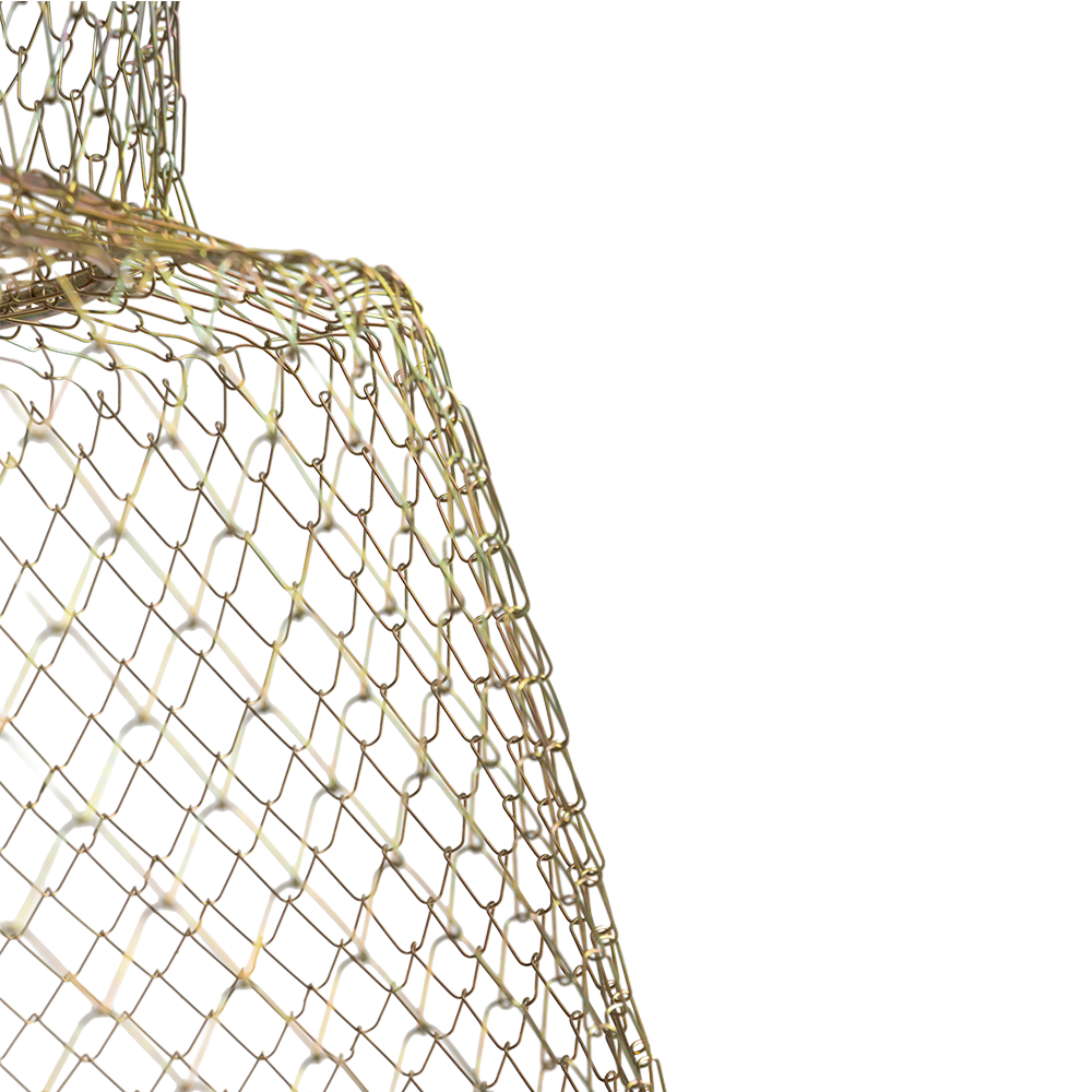 Садок рыболовный Tirana с ручкой, металлическая сетка,  d40, 40см. Фото №4