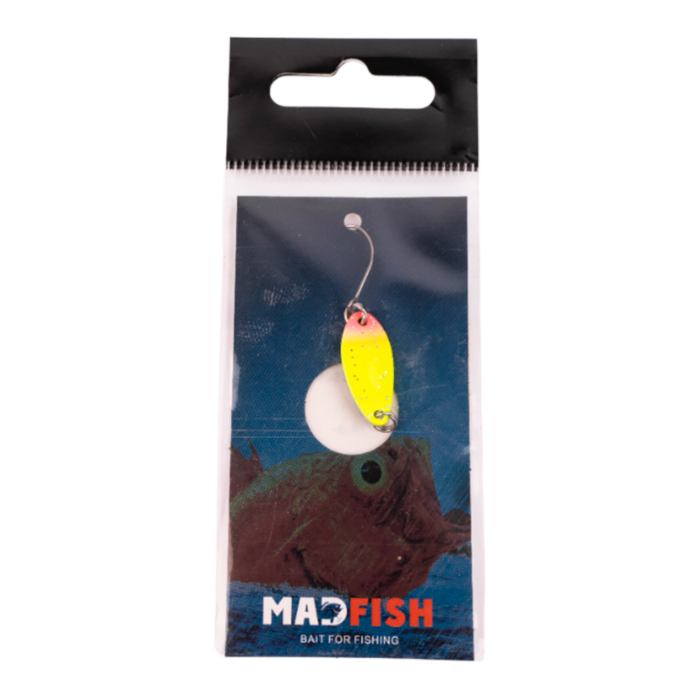 Блесна колеблющаяся MADFISH Juna 1,2г, цвет GS061041. Фото №1