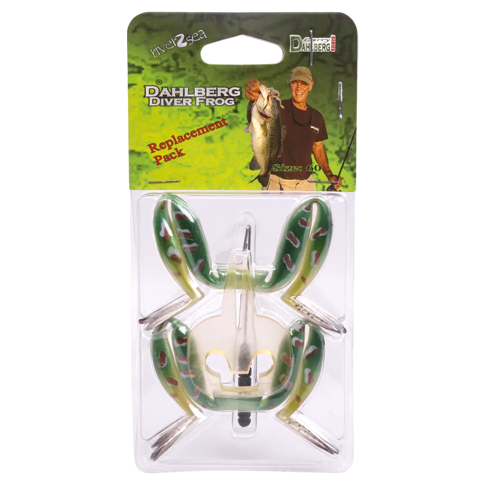 Воблер IZUMI Dahlberg Diver Frog 60R (REPLACEMENT PACKS) col 01. Фото №1