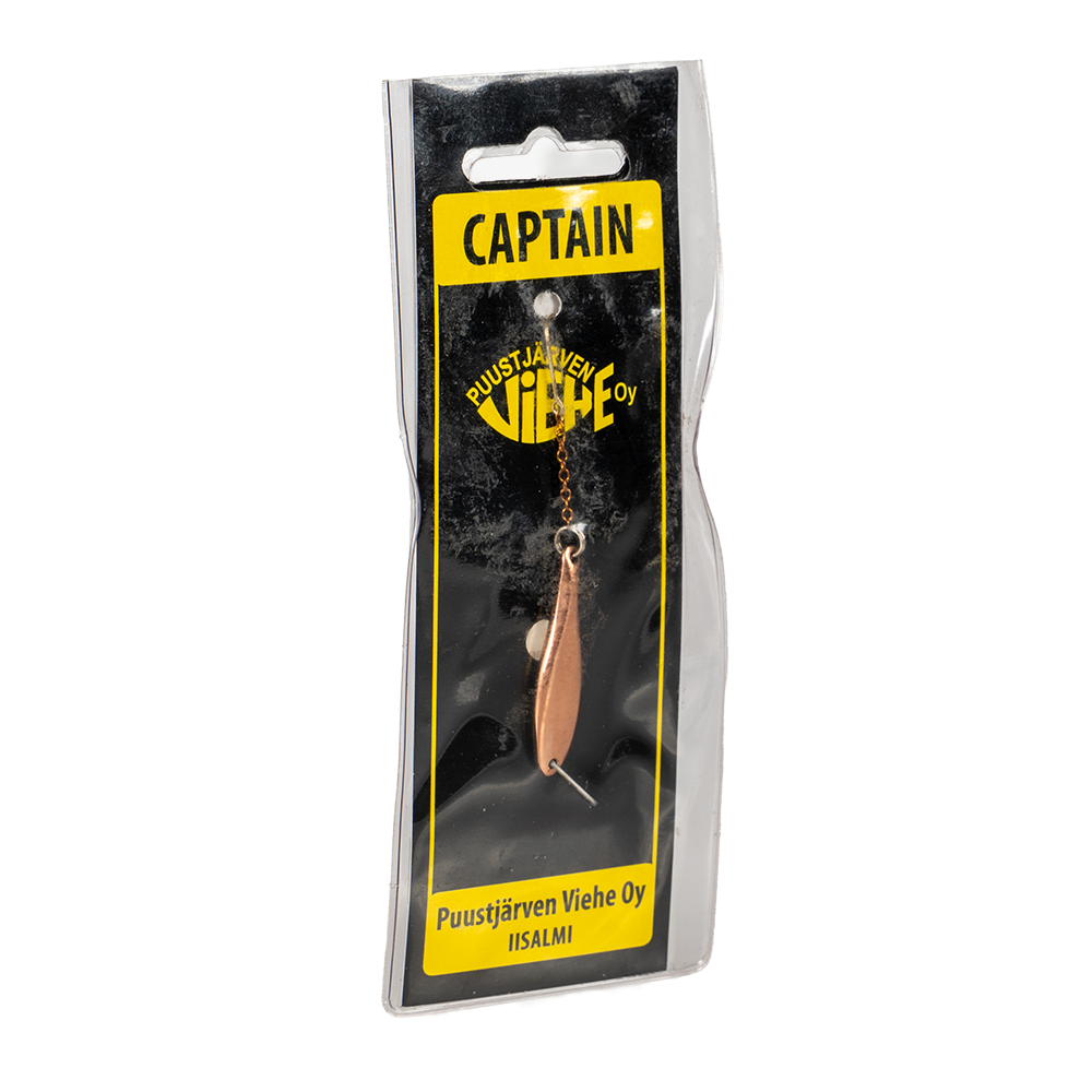 Блесна Puustjarven Captain 38мм, 5гр, цвет (Mes/Kup) цепочка-крючок. Фото №2