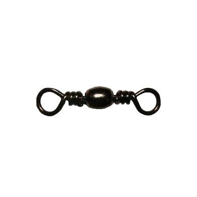 Вертлюги metsui BRASS BARREL SWIVEL цвет black, размер № 8, в уп. 12 шт.. Фото №2