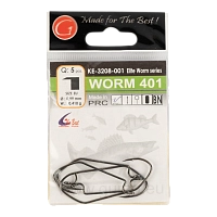 Крючок Gurza WORM 401 #1 BN 5 шт/уп.