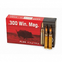 Патрон нарезной RWS GECO калибр 300 WIN Mag Plus 11,0 гр. (в пачке 20 шт.)