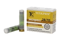 Патрон Техкрим 28/70 №7 "Экспресс" 21 - 25г (Техкрим) (10 шт.)