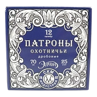 СКМ  Патрон охотничий 12/70, №0 32 гр. "Элит"  (п. Импорт) ( в пачке 25 шт.)