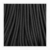 Шнур для ножа Parachute Cord Nano Cord черный , 1 м