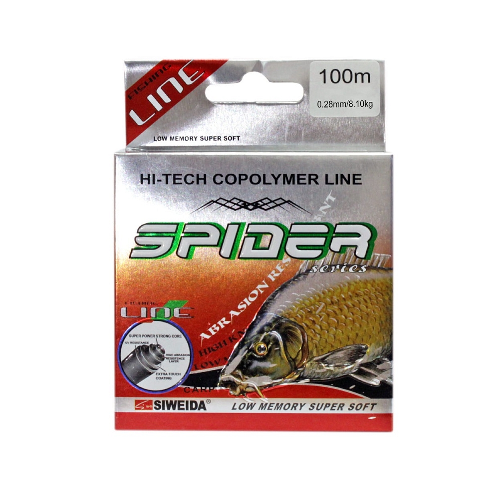 Леска "SIWEIDA" Spider Carp 0.25 100м (A82-8). Фото №2