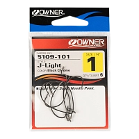 Крючок OWNER 5109 J - Light Worm Hook BC №1 6шт