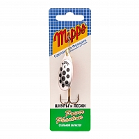 Блесна вращающаяся Mepps Aglia PTS №4, 9гр, цвет (Silver/Black Dots) серебро/черные точки