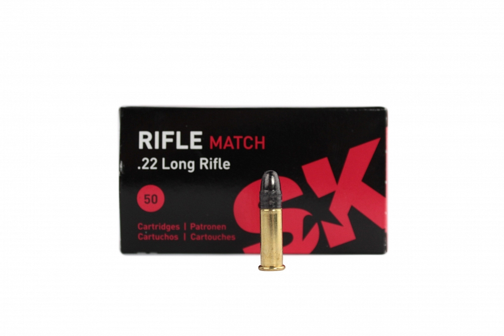 Патрон нарезной LAPUA калибр 22 LR RIFLE match SK 2,59 гр. 40 grn. (в пачке 50 шт.). Фото №2
