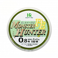 Шнур PE HR Monster Hunter Зеленый 1,2