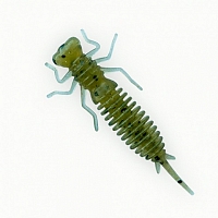 Приманка силиконовая Fanatik Larva 3" 75мм, (6шт. упак.) цвет 001