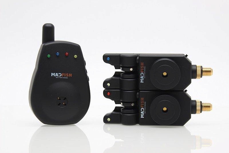 Набор электронных сигнализаторов MADFISH JZH-RF598 2+1 (красный, синий). Фото №1