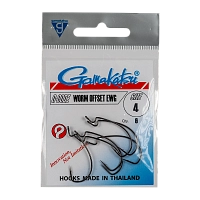 Крючок GAMAKATSU Worm Offset Ewg NS №4 