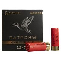 Патрон СИБИРЬ PREMIUM 12/70 охотничий дробовой 32г №4 б/к (CX-2000) (пачка 25 шт) (в коробке 250шт)