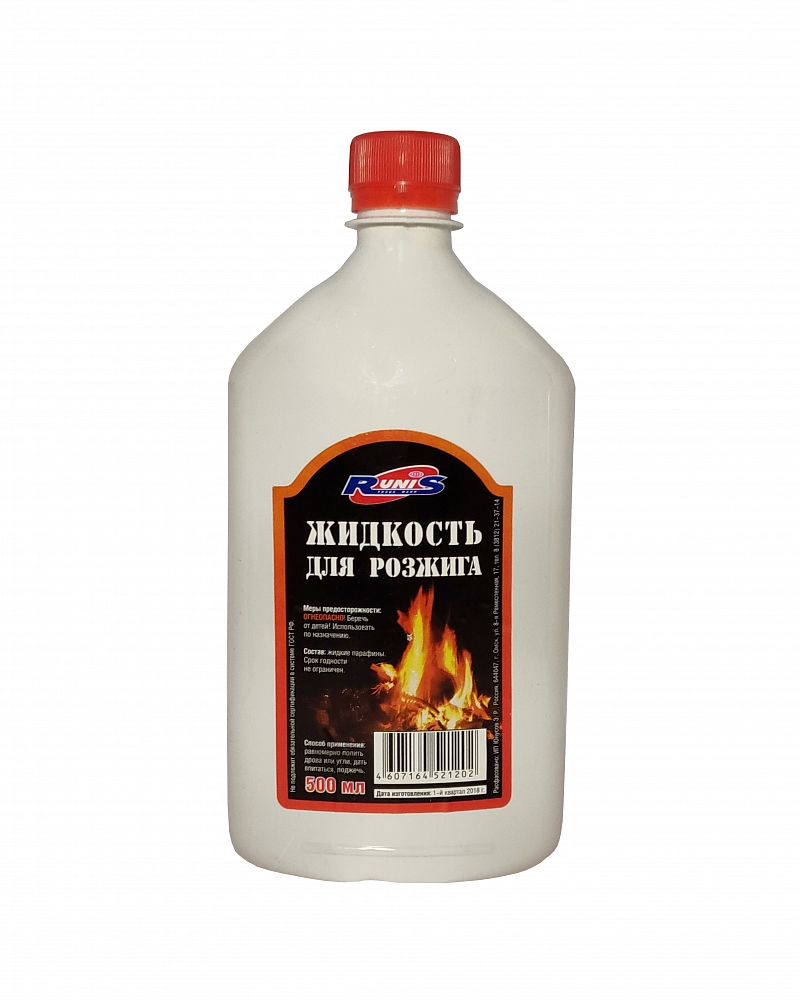 Средство для розжига костра "RUNIS" 0.5л/12. Фото №1