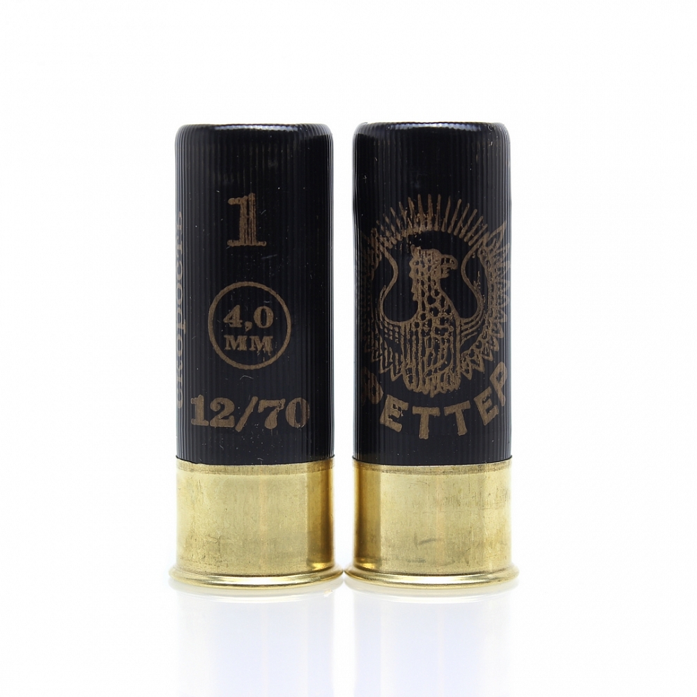 Патрон Феттер БИОР 12/70 дробь №1, 32гр. Высокая скорость (в коробке 25 шт). Фото №1