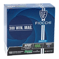 Патрон нарезной FIOCCHI калибр 300 WIN HPBT SMK (Sierra Match King) 12,31гр. 190 grn. (в пачке 10 шт.)