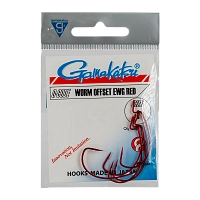 Крючок Gamakatsu HooK Worm Offset EWG Red №01