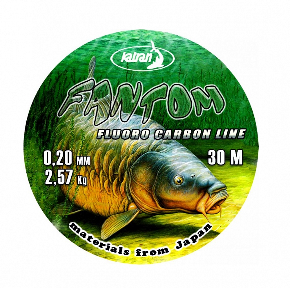 Леска флюорокарбон FANTOM 0,50 мм 30 м. Фото №1