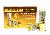 Патрон DDupleks 12/76 пуля Hexolit 32гр.(в пачке 5 шт.) (в коробке 230 шт.)