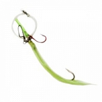 Поводок с доп. 12/0+4/0 Крючком Behr Natural Pilkleader Fluo